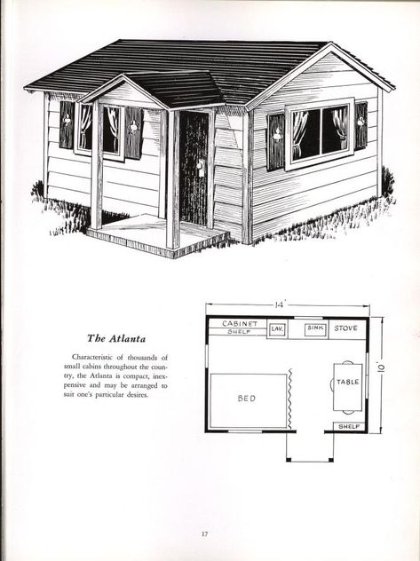 Micro Cabin Plans, Bushcraft Stove, Vintage Small House, Cabin Design Plans, Off Grid Cabin Plans, Small Cabin Floor Plans, Cabin Blueprints, Tiny Cabin Plans, Micro House Plans