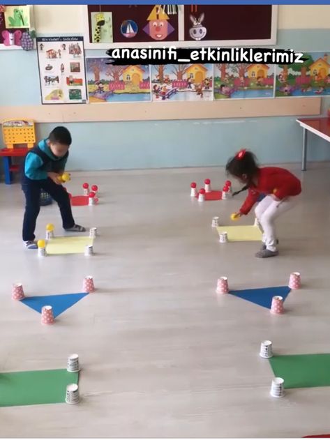 Kids Physical Activity Games, Physical Activities For Toddlers, Motor Skills Preschool, Physical Activities For Kids, Kindergarden Activities, Montessori Toddler Activities, Kindergarten Learning Activities, Baby Learning Activities, Activities For Toddlers