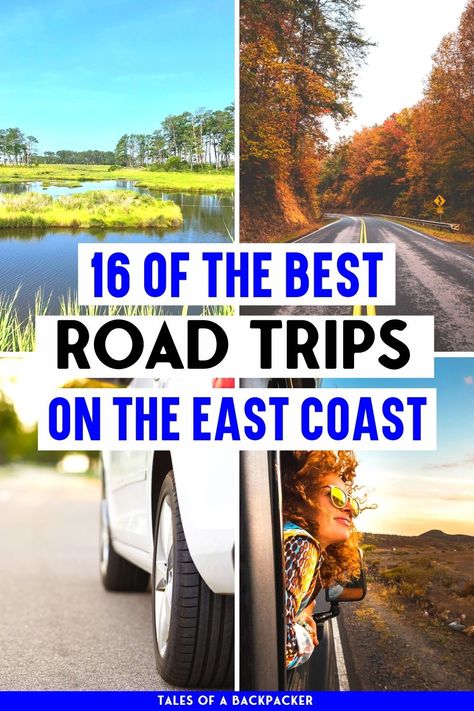 If you’re looking for inspiration for a road trip on the East Coast of the USA, check out this list of the best east coast road trips to enjoy! You’ll find epic road trip itineraries for the East Coast of the United States, from Louisiana to New England and everywhere in between. | Road Trip Itinerary | RV Road Trips | Road Trip Tips | Road Trip Planning East Coast Vacation, East Coast Usa, Road Trip Packing List, East Coast Travel, Rv Road Trip, East Coast Road Trip, Road Trip Routes, Perfect Road Trip, Road Trip Packing