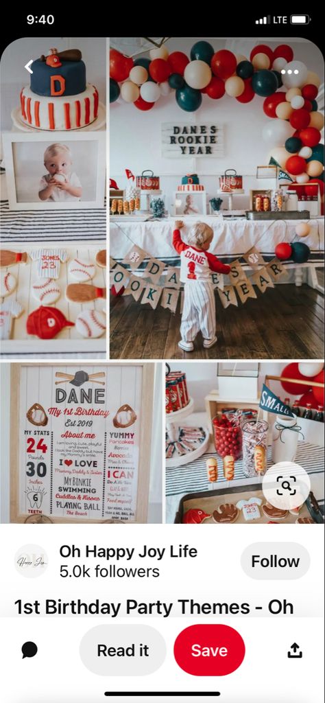 Baseball Theme Birthday, Baseball Theme, Theme Birthday, First Birthday, First Birthdays, 1st Birthday, Baseball, Holiday Decor