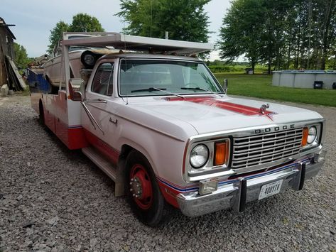 Ramp Truck Car Hauler, Dodge 300, Baja Trucks, Truck Ramps, Baja Truck, Custom Vehicles, Car Hauler, Tire Rack, Dodge Pickup