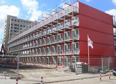 Container Apartments, Shipping Container Buildings, Shipping Container Architecture, Shipping Container Design, Container Restaurant, Shipping Container Home Designs, Shipping Container House Plans, Container Buildings, Vertical Farming