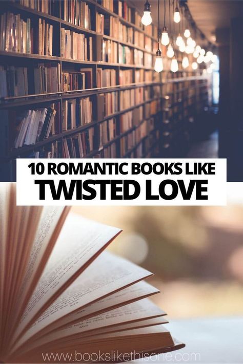 Are you looking for more books like Twisted Love? Check out these romantic novels! Romantic Book Recommendations, Love Gelato, Love And Gelato, Twisted Love, Romantic Books, Romantic Novels, Ya Books, What To Read, Best Love