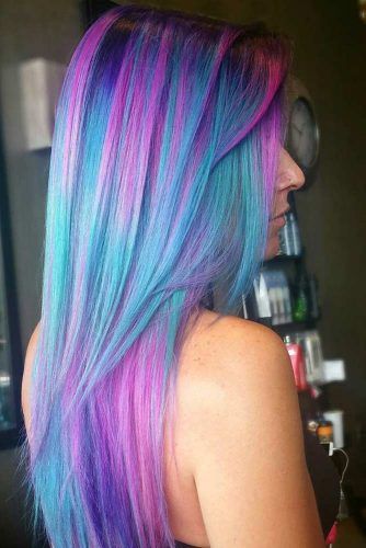 Stunning Ideas Of Galaxy Hair: Explore the Colors of the Universe ★ See more: http://lovehairstyles.com/galaxy-hair/ Pravana Vivids, Galaxy Hair, Rainbow Hair Color, Neon Hair, Hair Color Crazy, Fairy Hair, Fairy Floss, Awesome Hair, Fun Hair