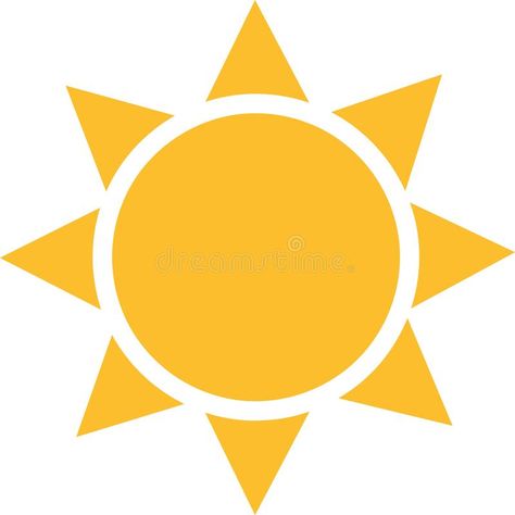 Sun Cartoon, Sun Symbols, Manga References, Sun Vector, Sun Icon, Sun Symbol, Sun Logo, Light Icon, Clothing Diy