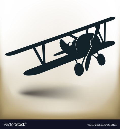 Cricut Pictures, Old Airplane, Flight Logo, Strong Tattoos, Airplane Vector, Airplane Silhouette, Airplane Tattoos, Light Aircraft, Vintage Airplanes