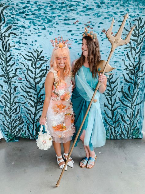 Diy Coral Reef, Spring Ocean, Under The Sea Costumes, Sea Creature Costume, Diy Coral, Sea Outfit, Sea Costume, Beach Costume, Coral Outfit