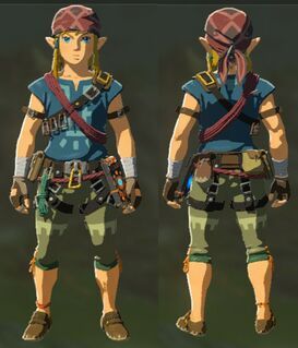 Climber Outfit, Link Botw, Climbing Outfits, Link Cosplay, Hyrule Warriors, Climbing Gear, Legend Of Zelda Breath, Zelda Breath, Twilight Princess