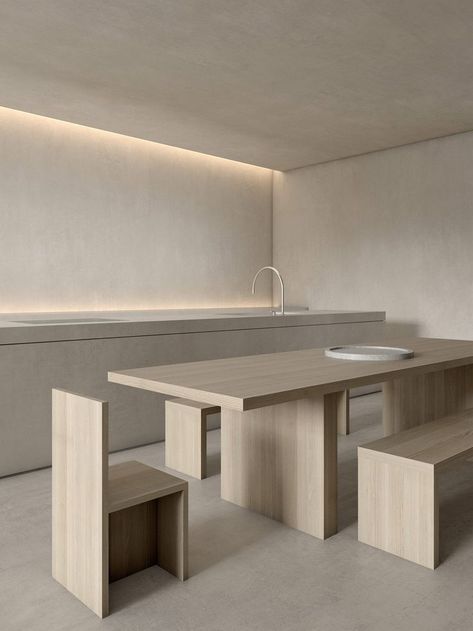 Monotone Interior Design, Soft Minimalist Aesthetic, Interior Minimal, Minimal Interior Design, Minimalist Kitchen Design, Interior Minimalista, Minimalist Interior Design, Minimalism Interior, Modern Interiors