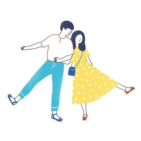 Paar Illustration, 강아지 그림, Wedding Illustration, Couple Illustration, Abstract Illustration, 인물 드로잉, Simple Illustration, Cute Couple Art, People Illustration