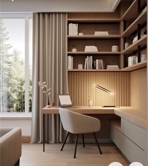 Hotel Bedroom Design, Home Study Rooms, Modern Home Offices, تصميم داخلي فاخر, Small Home Offices, Hus Inspiration, Modern Home Office, Hem Design, Home Office Setup