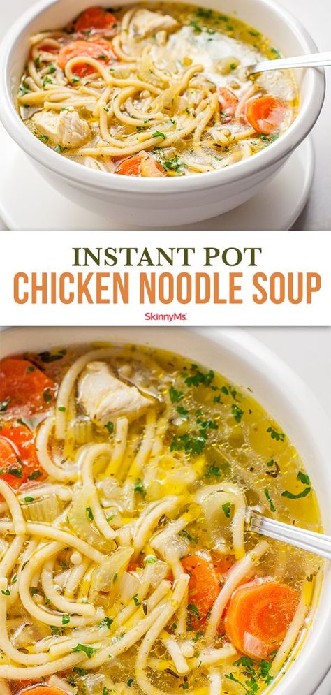 Soup Chicken Noodle, Instant Pot Chicken Noodle Soup, Instant Pot Chicken Noodle, Best Chicken Noodle Soup, Chicken Noodle Soup Crock Pot, Chicken Noodle Soup Easy, Comfort Soup Recipes, Trans Fats, Soup Chicken