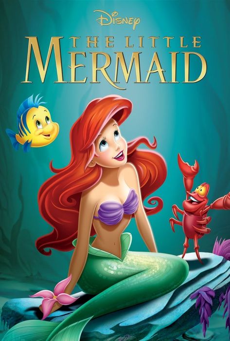 The Little Mermaid Poster, Walt Disney Signature, Princes Disney, Phineas E Ferb, Disney Poster, Mermaid Movies, Mermaid Coloring Book, Mermaid Poster, Animation Disney