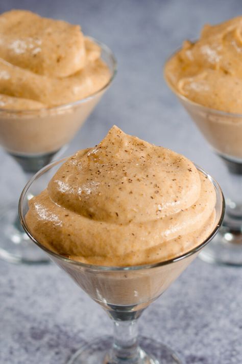 Libby's Quick Pumpkin Pudding - A simple last minute dessert idea for Thanksgiving. Made with pudding mix, milk or eggnog, canned pumpkin, spice, and whipped topping. | CDKitchen.com Pumpkin Pudding Recipes, Indian Pudding, Pumpkin Delight, Jalapeno Popper Dip, Pumpkin Mousse, Pumpkin Pudding, Treats Recipes, Pumpkin Recipes Dessert, Fall Cooking