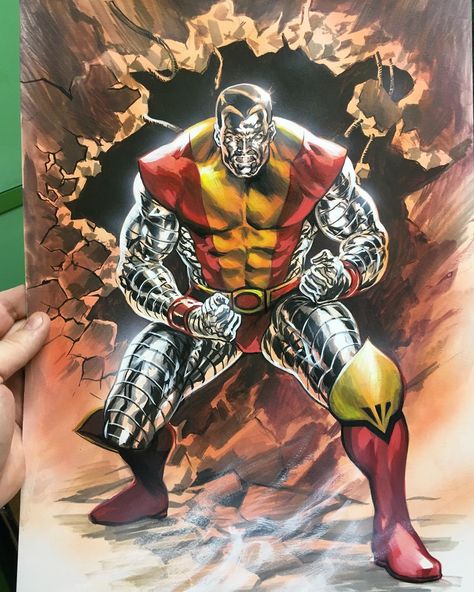 Colossus commission #colossus #xmen #marvel #comics Colossus Marvel, Xmen Art, Interesting Drawings, Marvel Xmen, Comic Book Artwork, 1 April, Superhero Characters, Marvel Comic Universe, Marvel Comic Character