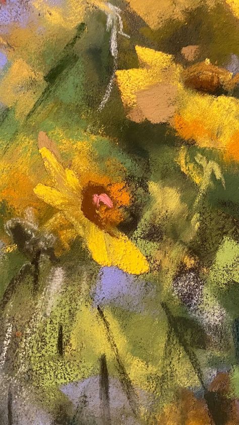 Demo time for Bienarte in Landsborough for a 2 day workshop with beautiful talented artists… Lux archival and soft pastels 28 x 45… | Instagram Pastel Artwork Flower, Oil Pastel Flowers, Soft Pastel Flowers, Wildflower Paintings, Soft Pastel Art, Pastel Flowers, Flower Art Painting, Pastel Art, Oil Pastel