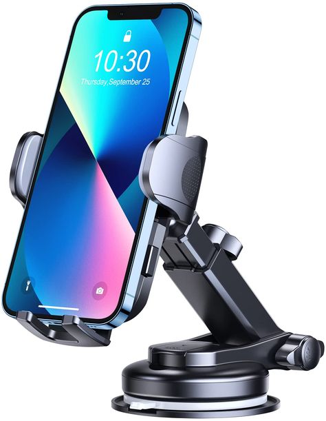 Ruiwwo Phone Mount for Car Dashboard & Windshield, [Super Suction & Never Fall Off] Cell Phone Holder Car, Hands Free Car Phone Holder Mount Compatible with iPhone Samsung All 4-7" Smartphones Phone Mount For Car, Car Cell Phone Holder, Cup Phones, Lg Phone, Mobile Holder, Support Telephone, Phone Mount, Car Mount, Car Phone Holder