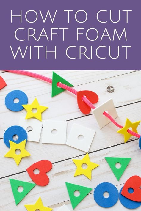 Learn how to cut craft foam with a Cricut machine! What is the best blade? What projects can you make? And so much more! #craftfoam #cricut #cricutmade #cricutcreated #crafts #diy Preschool Foam Crafts, Preschool Cricut Ideas, Cricut Projects For Kids, Cricut Preschool, Cricut Classroom, Foam Diy, Paper Bat, Foam Sheet Crafts, Wheel Craft