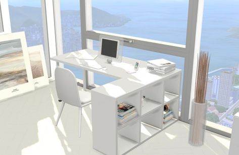 ALGU op Tumblr Sims 4 Computer Desk Cc, Sims 4 L Shaped Desk Cc, Sims 4 Corner Desk, Sims Desk Cc, Sims4 Cc Office, The Sims 4 Office Cc, The Sims 4 Desk Cc, Sims4 Cc Mods Furniture, Sims Office