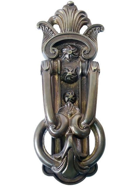 Vintage Door Hardware, Antique Door Knockers, Door Knobs And Knockers, Large Door, Brass Door Knocker, Antique Door, Antique Hardware, Old Door, Vintage Door