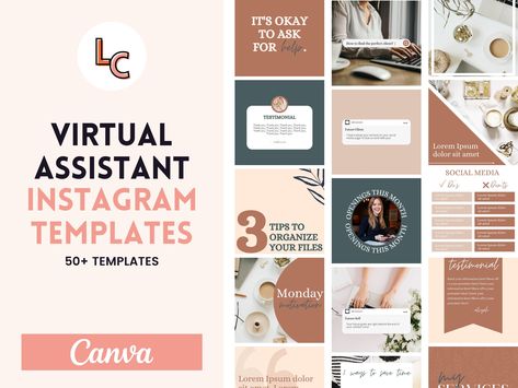 #Virtual_Assistant_Templates #Mood_Board_Layout #Market_Yourself #Brand_Aesthetic Virtual Assistant Templates, Mood Board Layout, Messages Instagram, Bubble Letter Fonts, Best Landing Page Design, Market Yourself, Instagram Font, Aesthetic Feed, Business Instagram