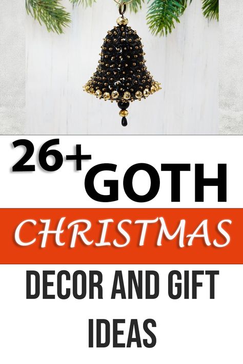 Goth Gift Ideas and Christmas Decorations 2023 – Artisan Shopper Gothic Gift Ideas Diy, Christmas 2024 Themes, Spooky Christmas Decorations Diy, Diy Dark Christmas Decorations, Gothic Christmas Decorations Diy, Diy Gothic Christmas Decorations, Goth Christmas Diy, Diy Dark Home Decor, Witchy Christmas Gifts