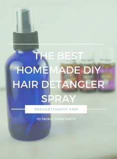 Make your own hair detangler spray with some essential oil and vegetable glycerin. In minutes you can have silky smooth hair. #diy #best #essentialoils #homemade #leaveinconditioner #natural #youngliving #kids #howtomake #glycerin #BreaGettingFit Diy Hair Detangler Spray, Diy Hair Detangler, Hair Detangler Spray, Glycerin For Hair, Homemade Lotion Recipe, Homemade Conditioner, Homemade Face Cream, Natural Beauty Treatments, Lotion Recipe