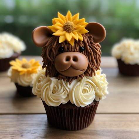 Cow Cupcakes Ideas, Cow Birthday Cake, I Love Cows, Cow Cupcakes, Farm Animal Cupcakes, Cow Cake, Cow Cakes, Cow Baby Showers, Cupcakes Ideas