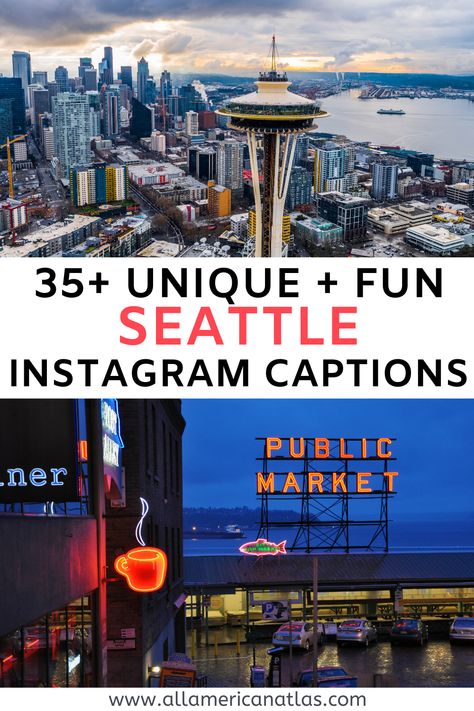 These are the best quotes about Seattle for Seattle Instagram captions, including funny Seattle Instagram caption, serious Seattle Instagram captions, and unique Instagram captions about Seattle to take your pictures to the next level. Seattle Captions Instagram, Seattle Quotes, Unique Instagram Captions, Seattle Instagram, Waterfall Captions, Seattle Pictures, Seattle Photos, Washington State Travel, Sleepless In Seattle