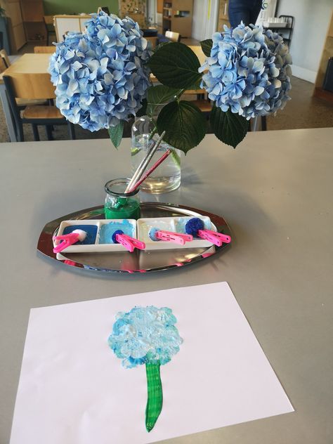 Reggio Flower Provocations, Flower Provocations, Painting Provocation, Spring Provocations, Kindergarden Art, Summer Alphabet, Nature Crafts Kids, Art Provocations, Reggio Inspired Classrooms