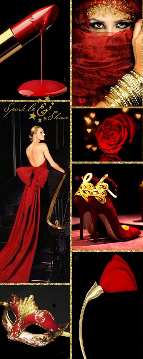 Lu's Inspiration ღ Red Color Pallets, Black Color Palette, Gold Color Palettes, Gold Palette, Color Collage, Burgundy And Gold, Blood Red, Red Fire, Shades Of Black