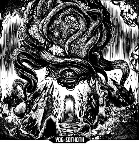 ArtStation - Old Gods: Yog-Sothoth, Justin Bergo Lovecraft Monsters, Cthulhu Fhtagn, Lovecraft Art, Yog Sothoth, Cthulhu Art, Old Gods, Call Of Cthulhu Rpg, Lovecraft Cthulhu, Weird Fiction