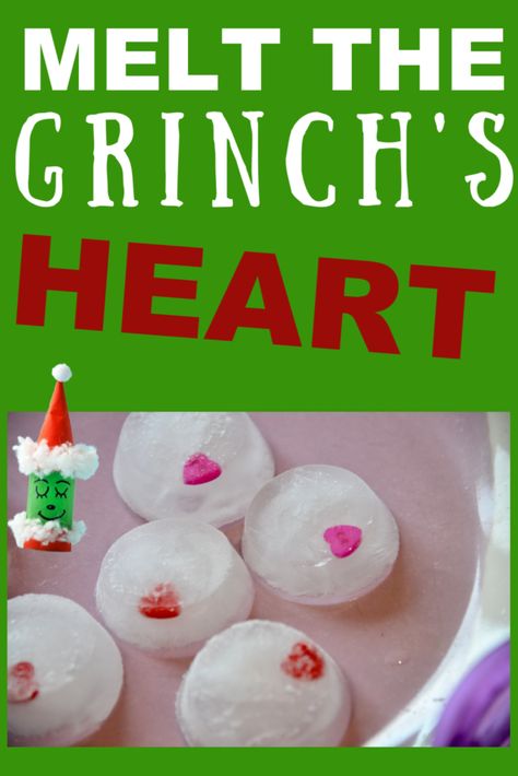 Christmas Activities For School, Merry Christmas Jesus, Christmas Science Experiments, Grinch Coloring Pages, Grinch Heart, Christmas Art For Kids, Holiday Science, Christmas Units, Christmas Science