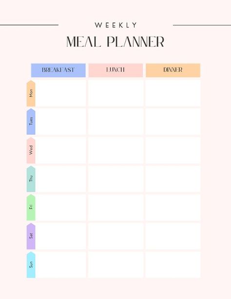 weekly meal plan Meal Planner Aesthetic, Thanksgiving Meal Planner, Meal Plan Printable, Personal Budget Planner, Meal Planner Printable Free, Printable Meal Planner, Daily Meal Planner, Monthly Meal Planner, Aesthetic Planner