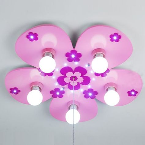 Led Bedroom Ceiling Lights, Light Pink Bedrooms, Bedroom Sets Furniture King, Room Ceiling Lights, Kids Ceiling Lights, Diy Kids Furniture, Led Ceiling Light Fixtures, Light Girls, Modern Kids Bedroom