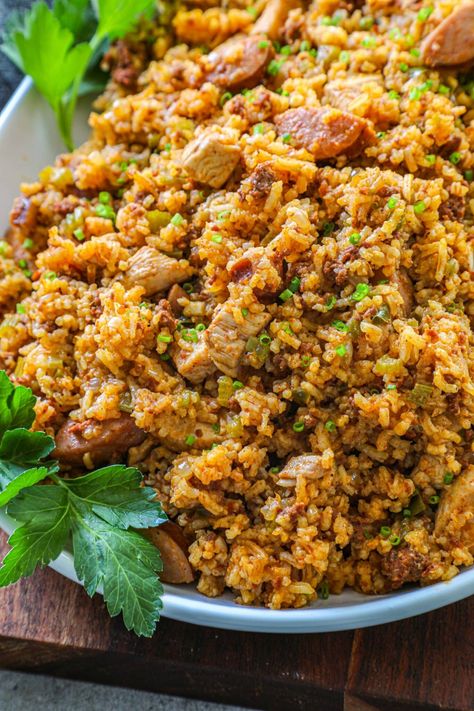 Sausage Chicken Rice, Chorizo Jambalaya, Chicken Jambalaya, Jambalaya Recipe Easy, Chicken And Chorizo, Creole Spice, Red Pepper Paste, Spicy Seasoning, Jambalaya Recipe