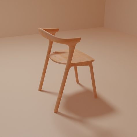 Chair in a room Blender Objects, Cafe Chairs, 3d Modelling, Blender 3d, Kids Chairs, Concept Store, Cafe, Models, Texture