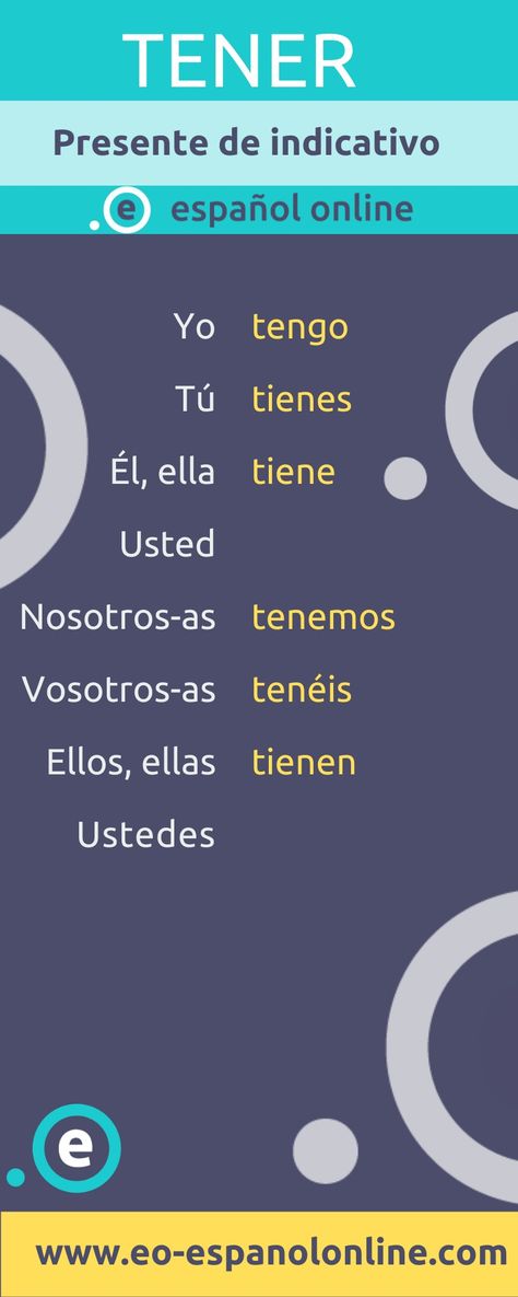 ¡¡NUEVO POST!! VERBO TENER 😊  #español #spanish #learnspanish #aprendeespañol #learningspanish #españolonline #spanishonline #TENER Study Spanish, Spanish Verbs, Learn Spanish, Teaching Spanish, Learning Spanish, Parenting, Let It Be, Quick Saves