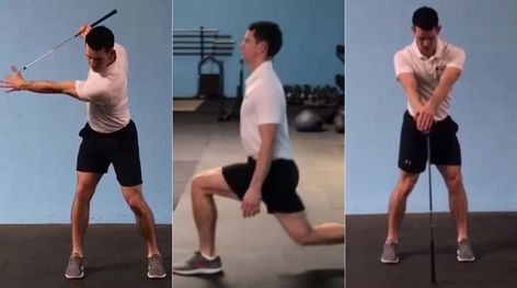 Golf Exercises Strength, Golf Exercises Flexibility, Home Exercises, Golf Drills, Golf Exercises, Friday Workout, Golf Training, Strength Training Workouts, Golf Lessons