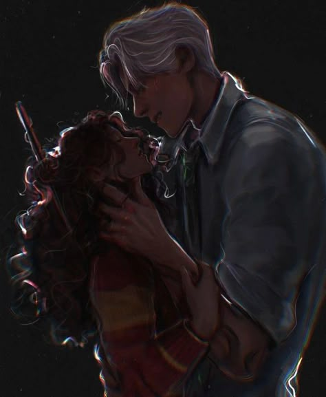 Drarry Wattpad, Hermione Malfoy, Harry Potter Couples, Draco Malfoy Fanart, Dramione Fan Art, Disney Frozen Elsa Art, Draco And Hermione, Writing Motivation, Romantic Anime Couples