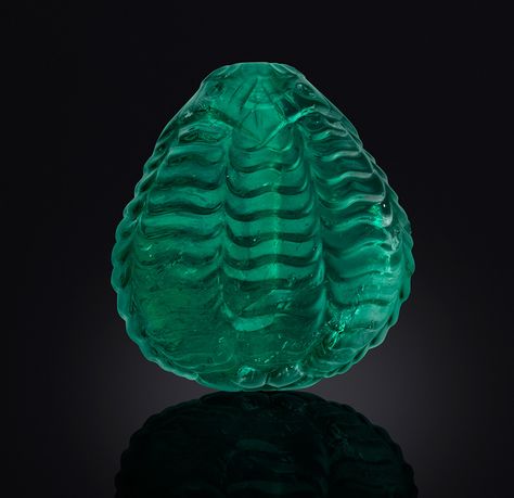 Carved emerald bead, probably 18th century, Mughal Empire, The Al Thani Collection, © Servette Overseas Limited 2014. Photograph: Prudence Cuming Carved Emerald, Mughal Empire, Emerald Bead, Colombian Emeralds, Green Jewelry, Rocks And Gems, Victoria And Albert, Emerald Jewelry, Victoria And Albert Museum