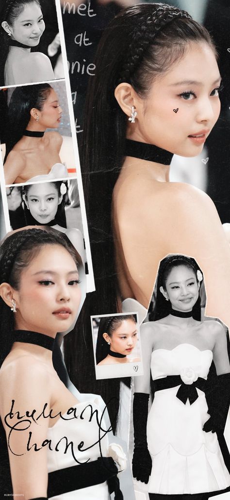 Jennie Gala, Rosé As If It's Your Last, Jennie Met Gala, Igs Ideas, Lockscreens Wallpapers, Jennie Wallpaper, Blink Book, Boyfriend Wallpaper, Blackpink Poster