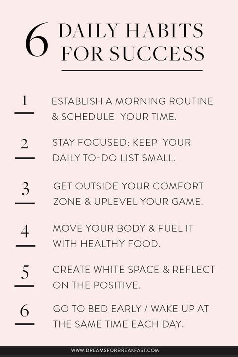 6 daily habits to help you have a successful life Selamat Hari Valentine, Goal Ideas, Hairstyles Inspiration, Habits For Success, Photography Hair, Habits Of Successful People, Success Habits, Vie Motivation, Time Management Tips