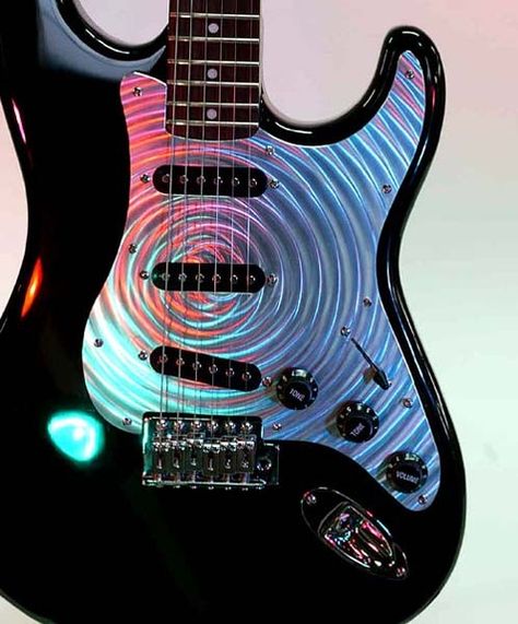 Pick Guard Art, Cool Electric Guitar Design, Guitar Aesthetic Electric, Aesthetic Electric Guitar, Electric Aesthetic, Aesthetic Guitar, Guitar Aesthetic, Guitar Classes, Pick Guard