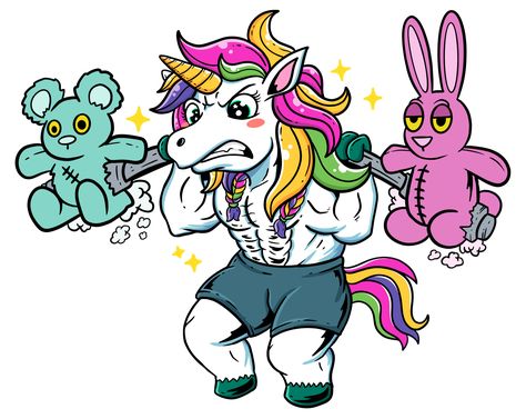 "Unicorn Squat Beast: Embrace the Strength and Grace of a Deadlifting Gym Unicorn Conquering the Squat Game" is a powerful concept that fuses the elegance of a unicorn with the strength and determination required for successful squats in the gym. Gym Unicorn, Gym Anime, Logos Gym, Unicorn Tshirt, The Unicorn, A Unicorn, In The Gym, The Mighty, Crossfit