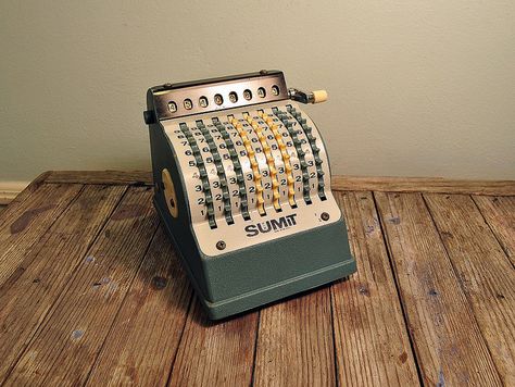 vintage office machines | Vintage Office Adding Machine | Flickr - Photo Sharing! Item References, Old Calculator, Vintage Calculator, Mechanical Computer, Adding Machine, Mechanical Calculator, Vintage Office Supplies, Office Automation, Office Supplies Desk Accessories