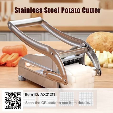 Commercial Cooking Equipment, Homemade Fries, Potato Slicer, Tomato Knife, Food Slicer, Carrot Sticks, Vegetable Chopper, Vegetable Slicer, Camp Kitchen