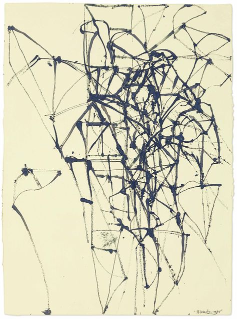 Line Drawing Artists, Brice Marden, Asemic Writing, Automatic Drawing, Line Sketch, Black White Art, Expressionism Painting, Abstract Drawings, First Art