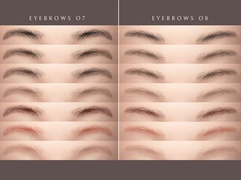 The Sims 4 Eyebrows, Eyebrows Natural, Natural Eyebrows, Best Sims, Cc Finds, The Sims4, Sims 4 Cc, Sims 4 Custom Content, Maxis Match