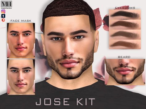 Stubble beard in 13 colors - HQ Compatible. Soft angled brows in 13 colors - HQ Compatible. Handsome man face in 6 skin color variations - HQ Compatible. Sims 4 White Male Cc, Sims 4 Cc Beards Patreon, Sims 4 Cc Man Beard, Sims 4 Cc Men Lips, Sims 4 Male Skin Maxis Match, Men Sims 4 Cc Hair, Sims4 Face Cc, Sims 4 Male Beard, Sims 4 Beards Cc